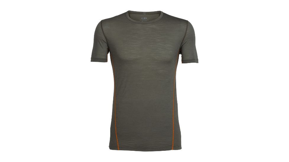 Icebreaker Aero Short Sleeve Crew - Men's-Kona/Bonfire-Medium