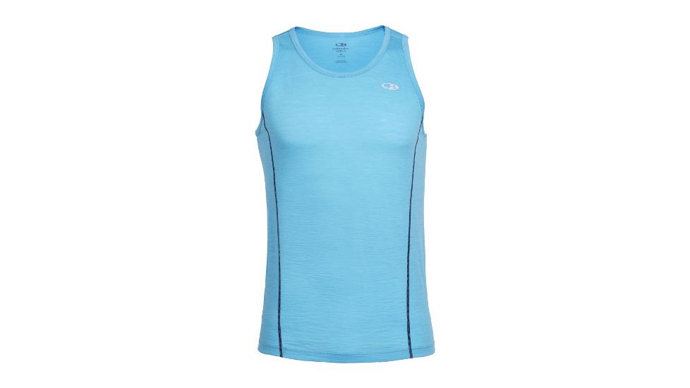 Icebreaker Aero Tank - Men's-Capri/Admiral-Large