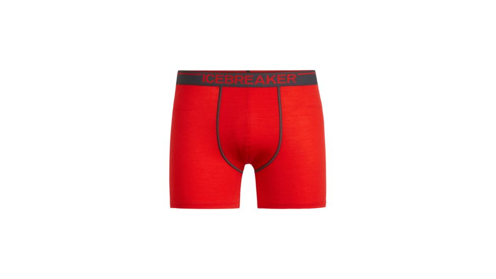 Icebreaker Anatomica Boxers, Chili Red/Monsoon, Small, 103029-605-S