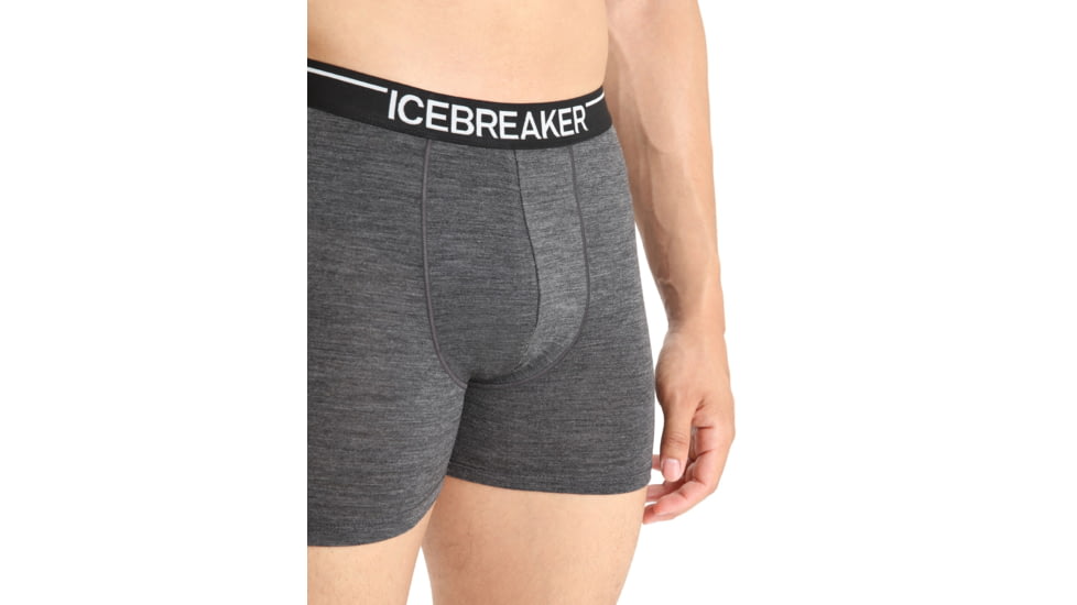 Icebreaker Anatomica Boxers - Mens, Jet Heather, Small, IB103029011S
