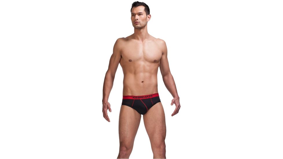 Icebreaker Anatomica Brief - Men's-Carbon-Small