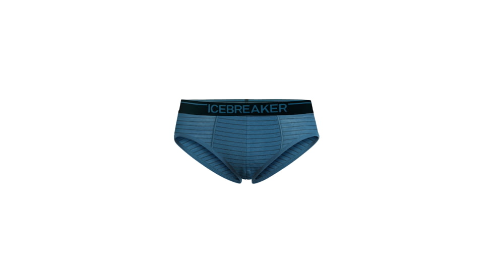 Icebreaker Anatomica Briefs - Mens, Thunder Stripe, Extra Large, 103031431XL