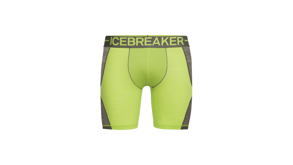 Icebreaker Anatomica Zone Long Boxers, Citron/Metal, 2XL, 104114301XXL