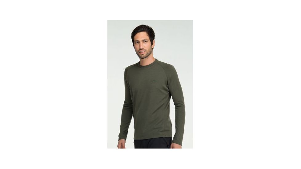Icebreaker Body Fit Long Sleeve Crewe 260 - Men's-Cargo-Large