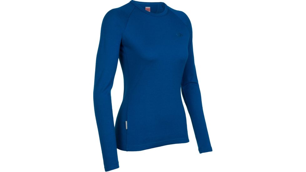 Icebreaker Body Fit Long Sleeve Crewe 260 - Women's-X-Small-Isle
