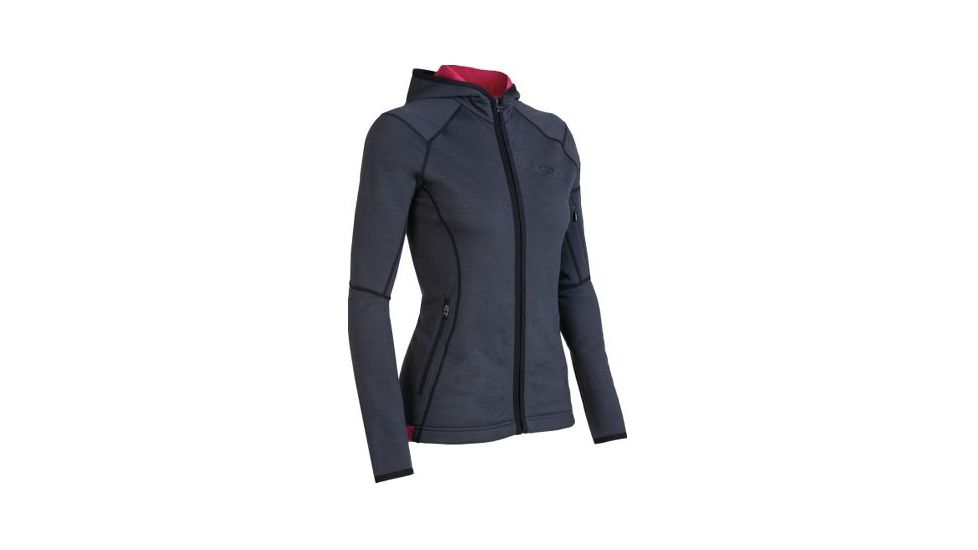 Icebreaker Cascade Hood Fleece - Women's-X-Large-Black