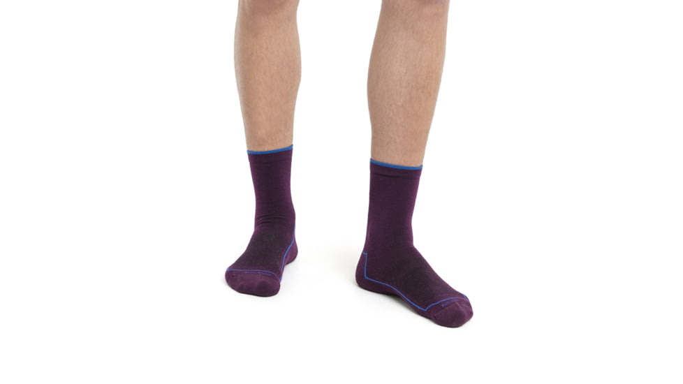 Icebreaker Cool-Lite Hike 3Q Crew Socks - Mens, Nightshade/Lazurite, Small, IB104661922S
