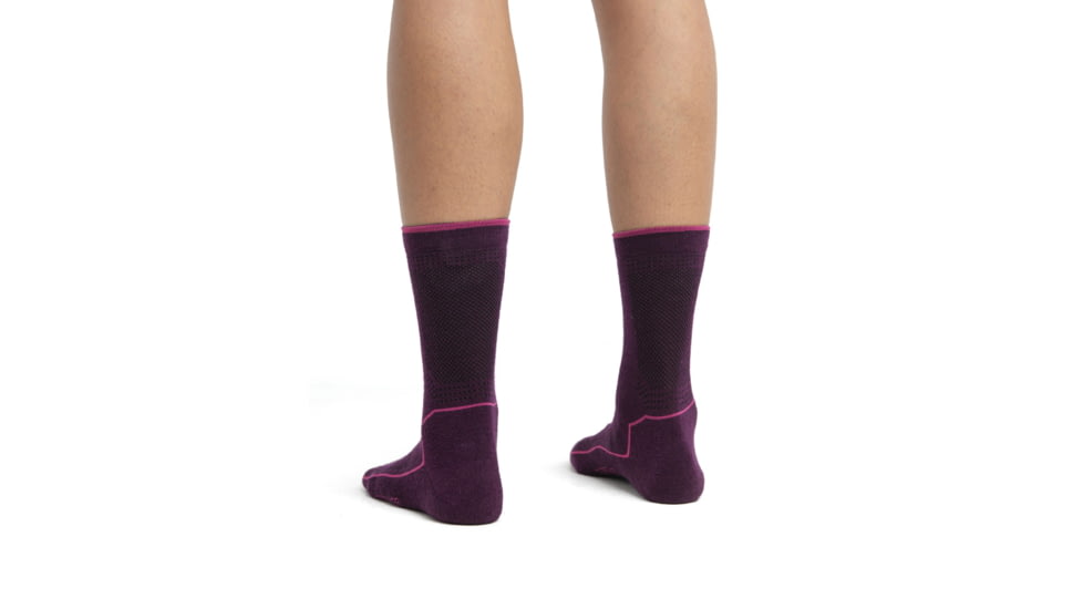Icebreaker Cool-Lite Hike 3Q Crew Socks - Womens, Nightshade/Tempo, Small, IB104662907S