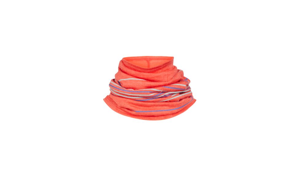 Icebreaker Flexi Chute Stripe, Unisex, Ember Hthr/Aqua Splash/Cove, One Size, 104204602OS