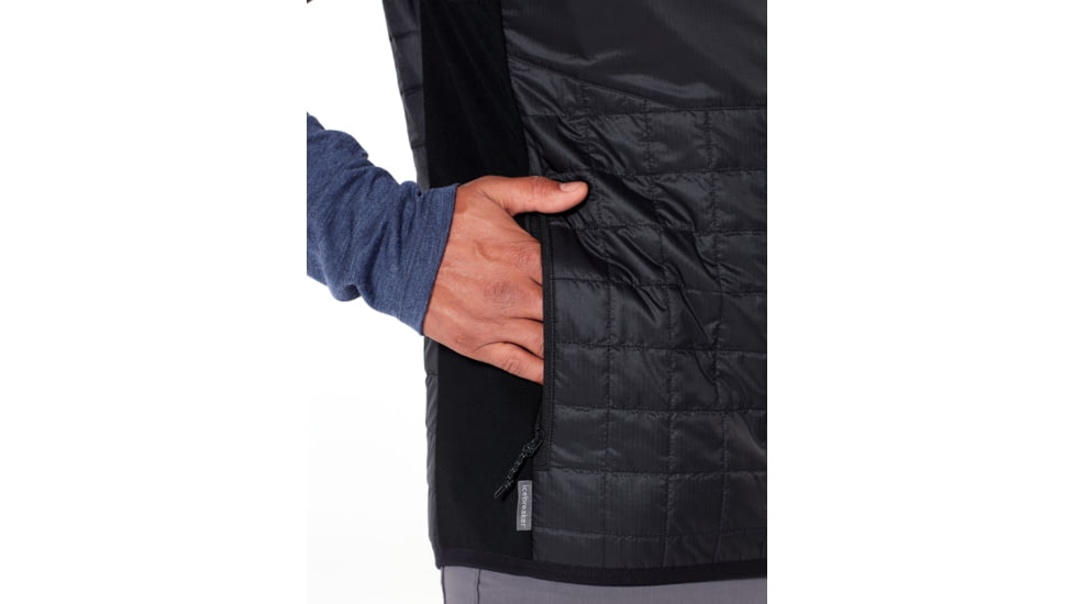 Icebreaker Helix Vest, Black/Jet Hthr, 2XL, 103430-003-XXL