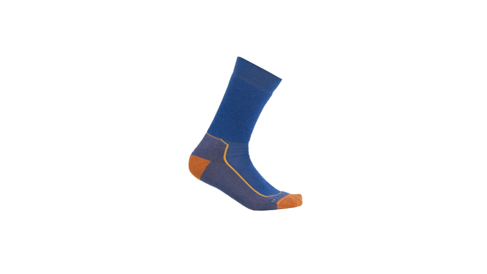 Icebreaker Hike+ Medium Crew Socks - Mens, Lazurite/Solar/Earth, Small, IB105101996S