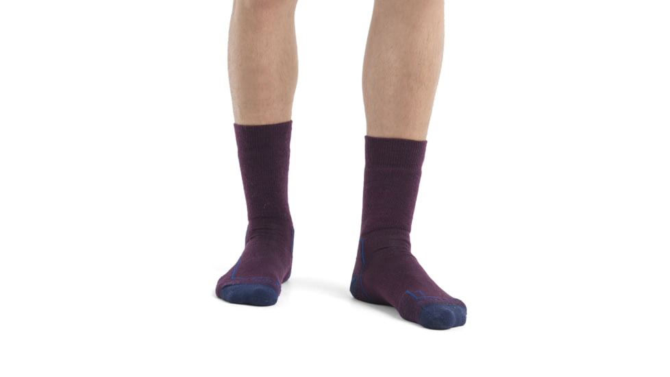 Icebreaker Hike+ Medium Crew Socks - Mens, Nightshade/Lazur/Royalnav, Large, IB105101953L