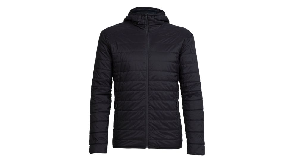 Icebreaker Hyperia Hooded Jacket - Mens, Black, Small, 103874001S