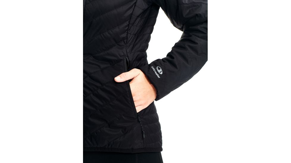 Icebreaker Hyperia Lite Jacket - Womens, Black, Medium, 103926001M