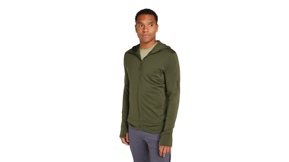 Icebreaker Merino 260 Quantum Long Sleeve Zip Hoodie - Mens