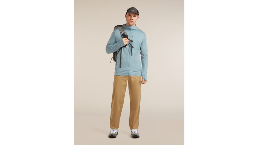 Icebreaker Merino 260 Quantum Long Sleeve Zip Hoodie - Mens