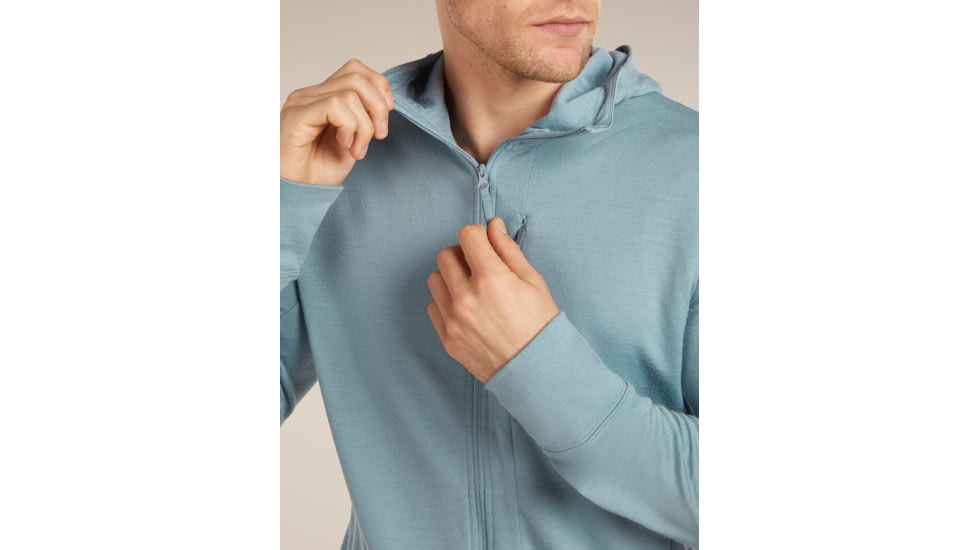 Icebreaker Merino 260 Quantum Long Sleeve Zip Hoodie - Mens