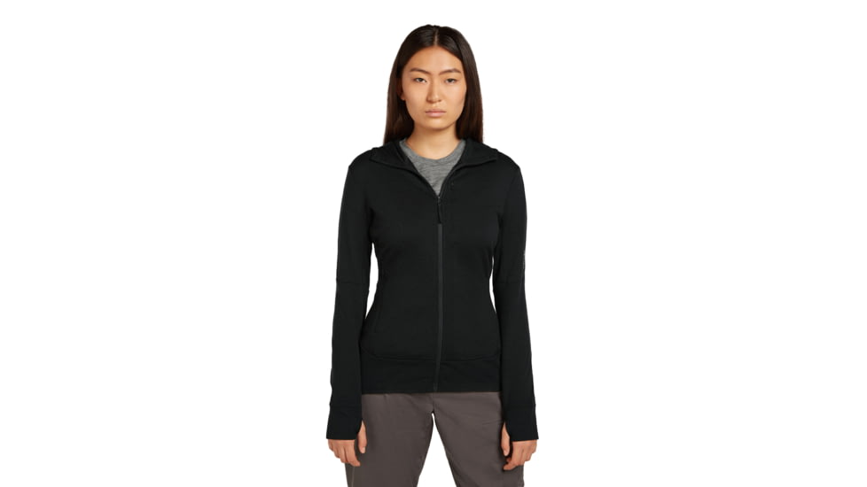 Icebreaker Merino 260 Quantum Long Sleeve Zip Hoodie - Womens