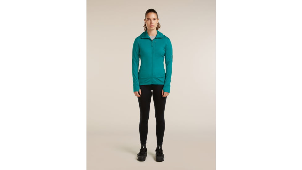 Icebreaker Merino 260 Quantum Long Sleeve Zip Hoodie - Womens