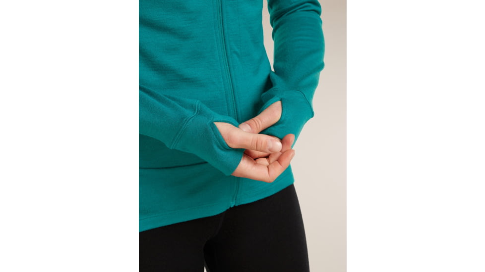 Icebreaker Merino 260 Quantum Long Sleeve Zip Hoodie - Womens