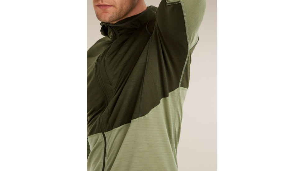 Icebreaker Merino Blend 200 RealFleece Descender Long Sleeve Zip Hoodie - Mens