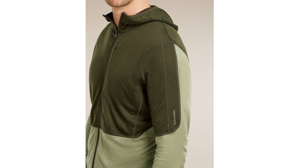Icebreaker Merino Blend 200 RealFleece Descender Long Sleeve Zip Hoodie - Mens
