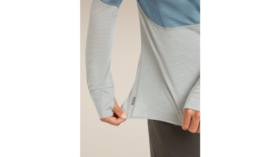 Icebreaker Merino Blend 200 RealFleece Descender Long Sleeve Zip Hoodie - Mens