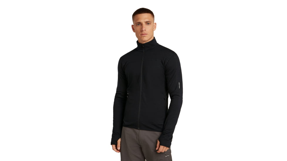 Icebreaker Merino Blend 300 RealFleece Descender Long Sleeve Zip Jacket - Mens, IB0A57QG001XL