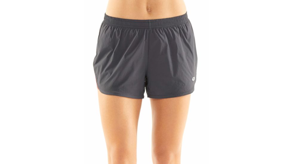 Icebreaker Impulse Running Shorts - Womens, Panther/Ember, M, 104618002M