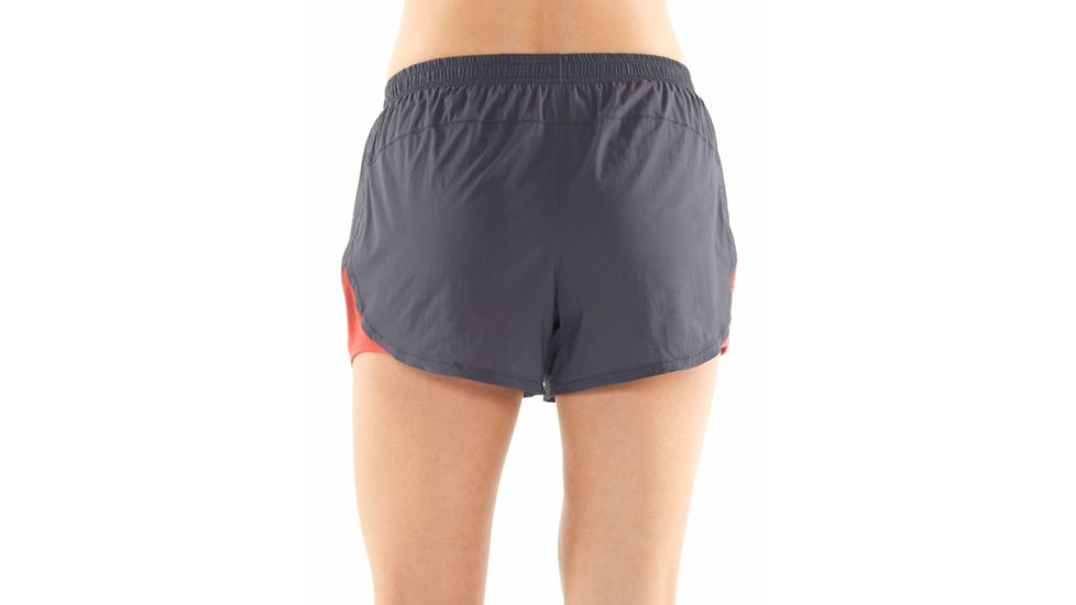 Icebreaker Impulse Running Shorts - Womens, Panther/Ember, M, 104618002M