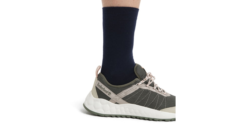 Icebreaker Lifestyle Fine Gauge Crew Socks - Womens, Midnight Navy/Loden, Large/Extra Large, IB105253770LXL