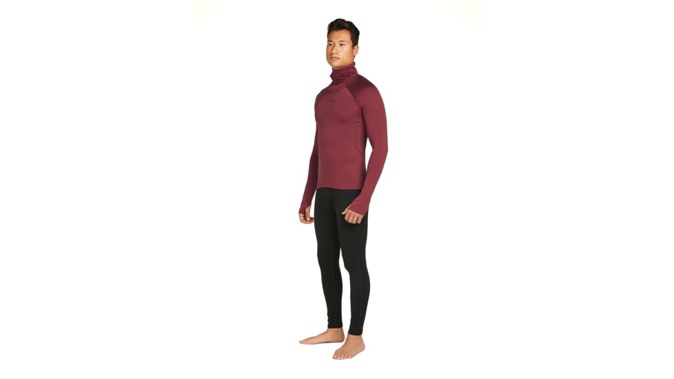 Icebreaker Men 300 MerinoFine Polar Leggings, Black, L, IB0A5722001L