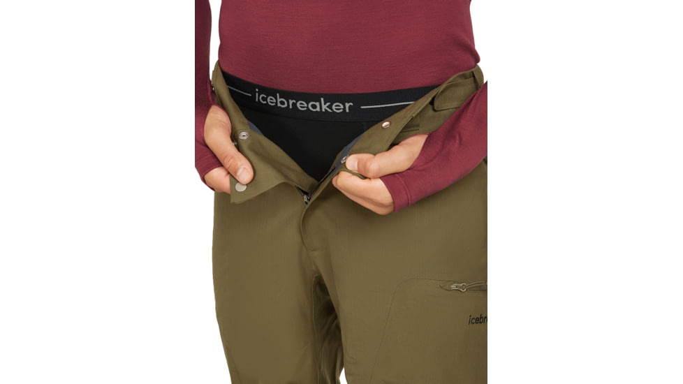 Icebreaker Men 300 MerinoFine Polar Leggings, Black, L, IB0A5722001L