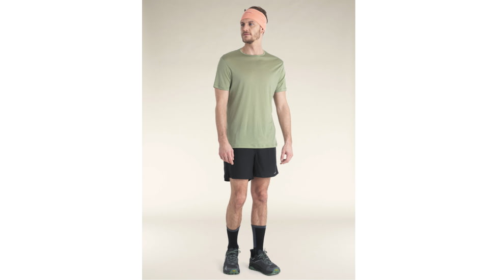 Icebreaker Men Merino 125 Cool-Lite Sphere SS Tee, Lichen, L, IB0A56ZMA74L