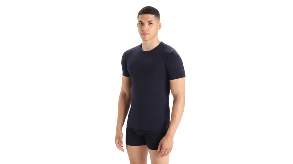 Icebreaker Men Merino 150 Anatomica SS Crewe, Midnight Navy, L, IB103033401L