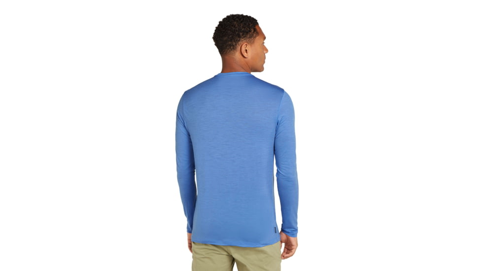 Icebreaker Men Merino 150 Tech Lite LS Tee Bear Lift, Baja, XL, IB0A573Y01DXL