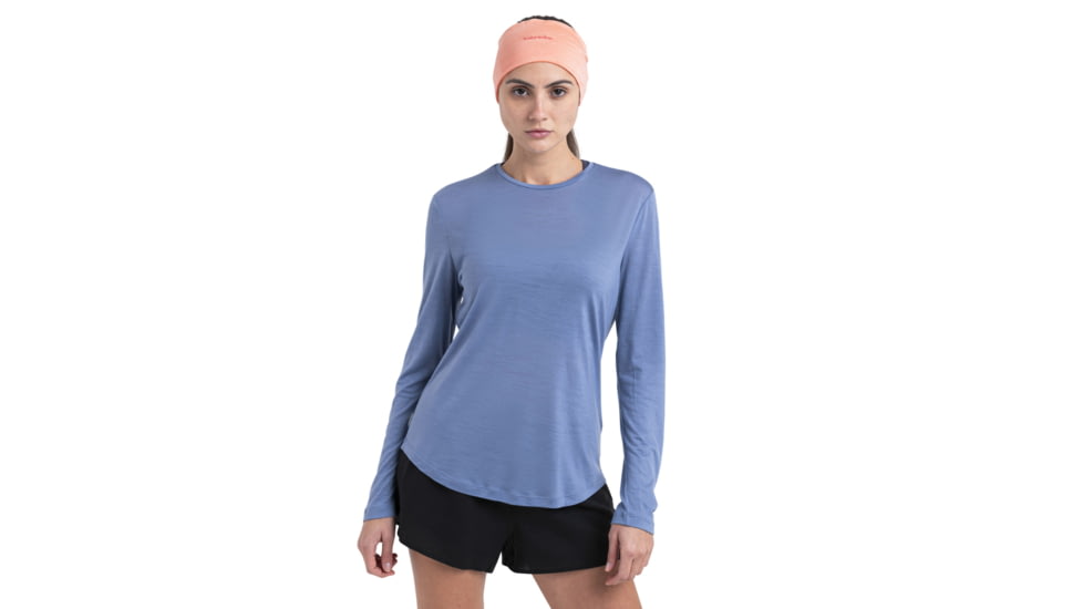 Icebreaker Merino 125 Cool-Lite Sphere III LS Tee - Womens, Kyanite, Large, IB0A56ZN885L