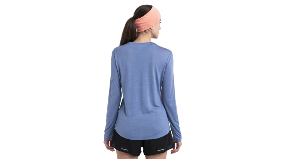 Icebreaker Merino 125 Cool-Lite Sphere III LS Tee - Womens, Kyanite, Large, IB0A56ZN885L