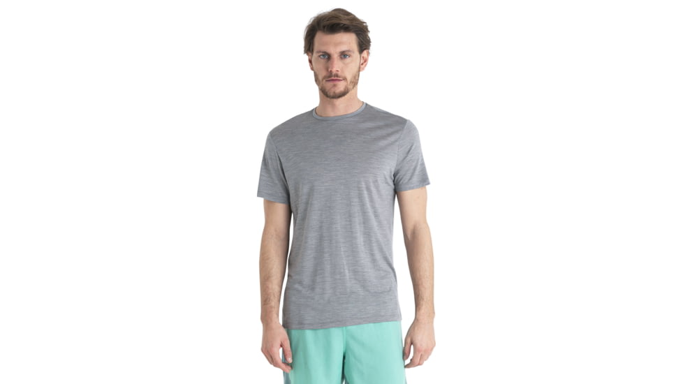 Icebreaker Merino 125 Cool-Lite Sphere III SS Tee - Mens, Metro Heather, Large, IB0A56ZM016L