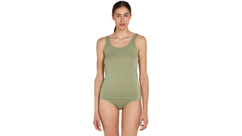 Icebreaker Merino 150 Siren Tank - Womens, Lichen, Extra Small, IB103213A74XS