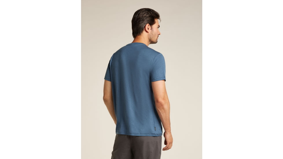 Icebreaker Merino 150 Tech Lite SS T-Shirt Adventure Ride - Mens, Dawn, 2XL, IB0A576IA76XXL