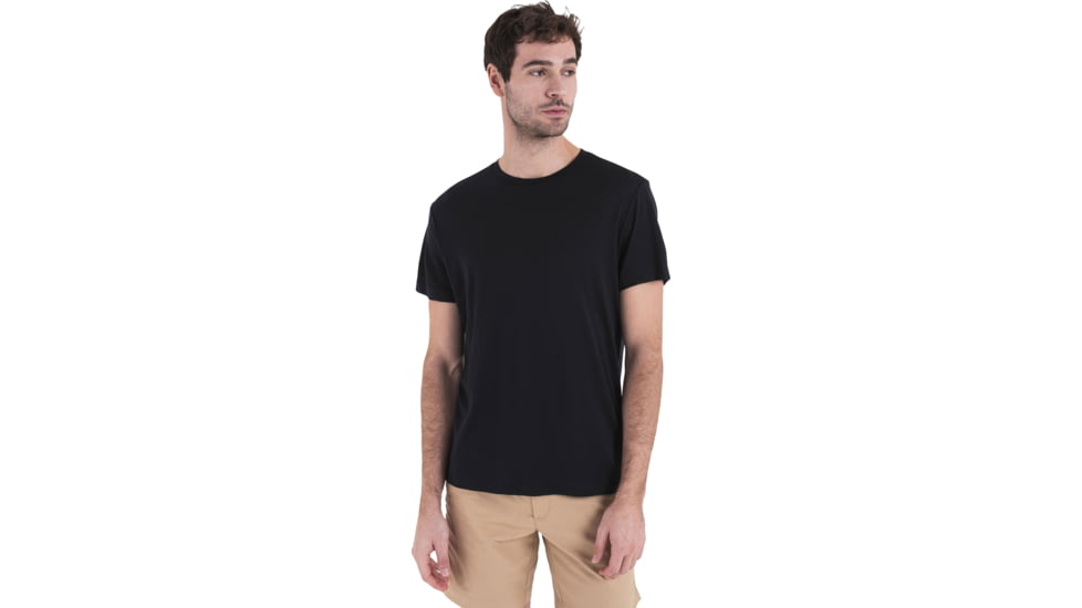 Icebreaker Merino 150 Tech Lite SS T-Shirt - Mens, Black, 2XL, IB0A56WL001XXL