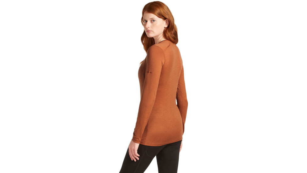 Icebreaker Merino 200 Oasis LS Crewe - Women's, Dusty Clay, Extra Large, IB1043750B0XL