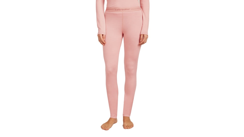 Icebreaker Merino 260 Tech Leggings - Womens, Blush, Medium, IB1043920GUM