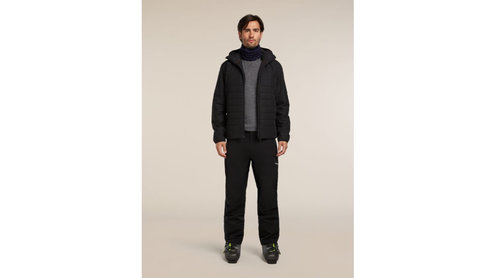 Icebreaker Merino 260 Tech Long Sleeve Half Zip Thermal Top - Mens, Gritstone HTHR, Extra Large, IBB04372013XL