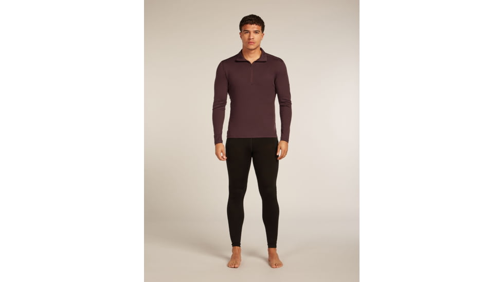 Icebreaker Merino 260 Tech Long Sleeve Half Zip Thermal Top - Mens, Java, Medium, IBB043720GWM
