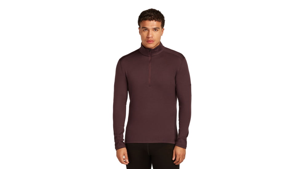 Icebreaker Merino 260 Tech Long Sleeve Half Zip Thermal Top - Mens, Java, Medium, IBB043720GWM