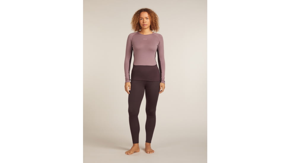 Icebreaker Merino 260 ZoneKnit Leggings - Womens, Java, Medium, IB0A56HJ0GWM