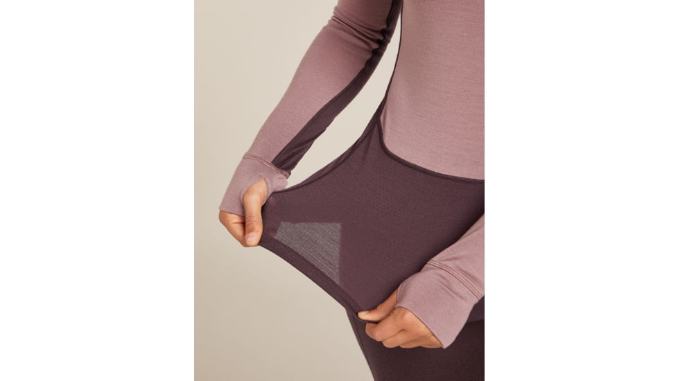 Icebreaker Merino 260 ZoneKnit Long Sleeve Half Zip Thermal Top - Womens, Java/Summit/CB, Small, IB0A57CM0JQS