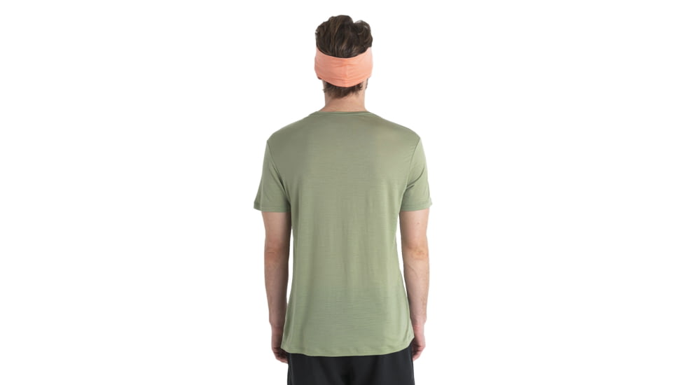 Icebreaker Merino Blend 125 Cool-Lite Sphere SS T-Shirt - Mens, Lichen, Small, IB0A56ZMA74S
